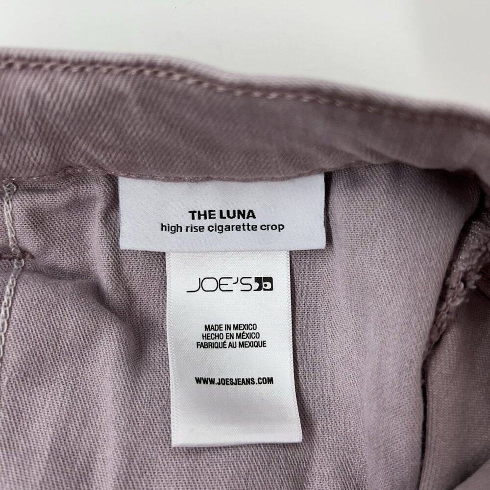 Joes Luna High Rise Crop Jeans Womens Size 32‎ Lilac Purple - Picture 10 of 12